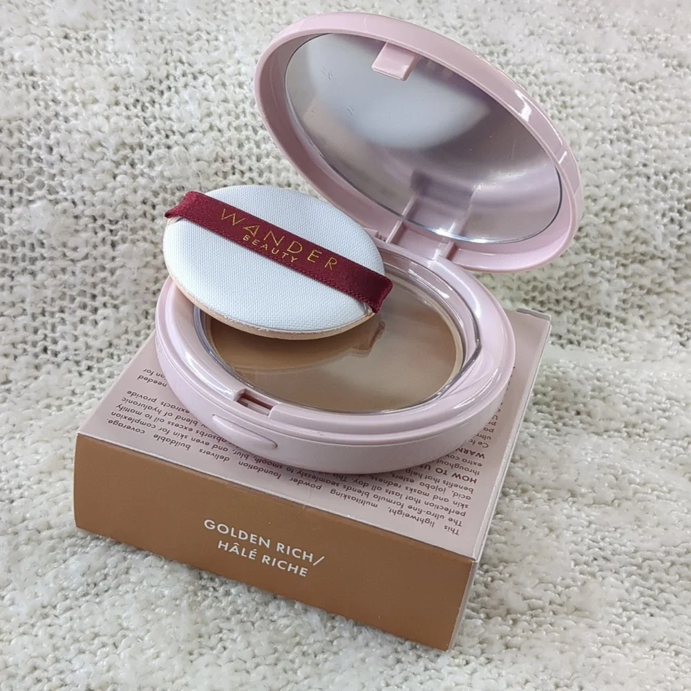 Wander Beauty Wanderlust Powder Foundation in Golden Rich, 9g/0.31oz